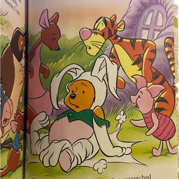 Little Golden Book Pooh The Very Best Easter Bunny 2000 Hardcover by Braybrooks - Picture 7 of 10